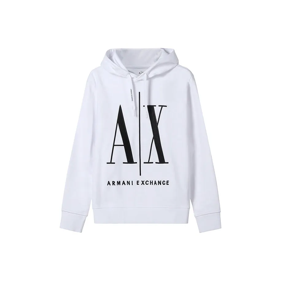 ARMANI EXCHANGE AX Embroidered Logo Hoodie