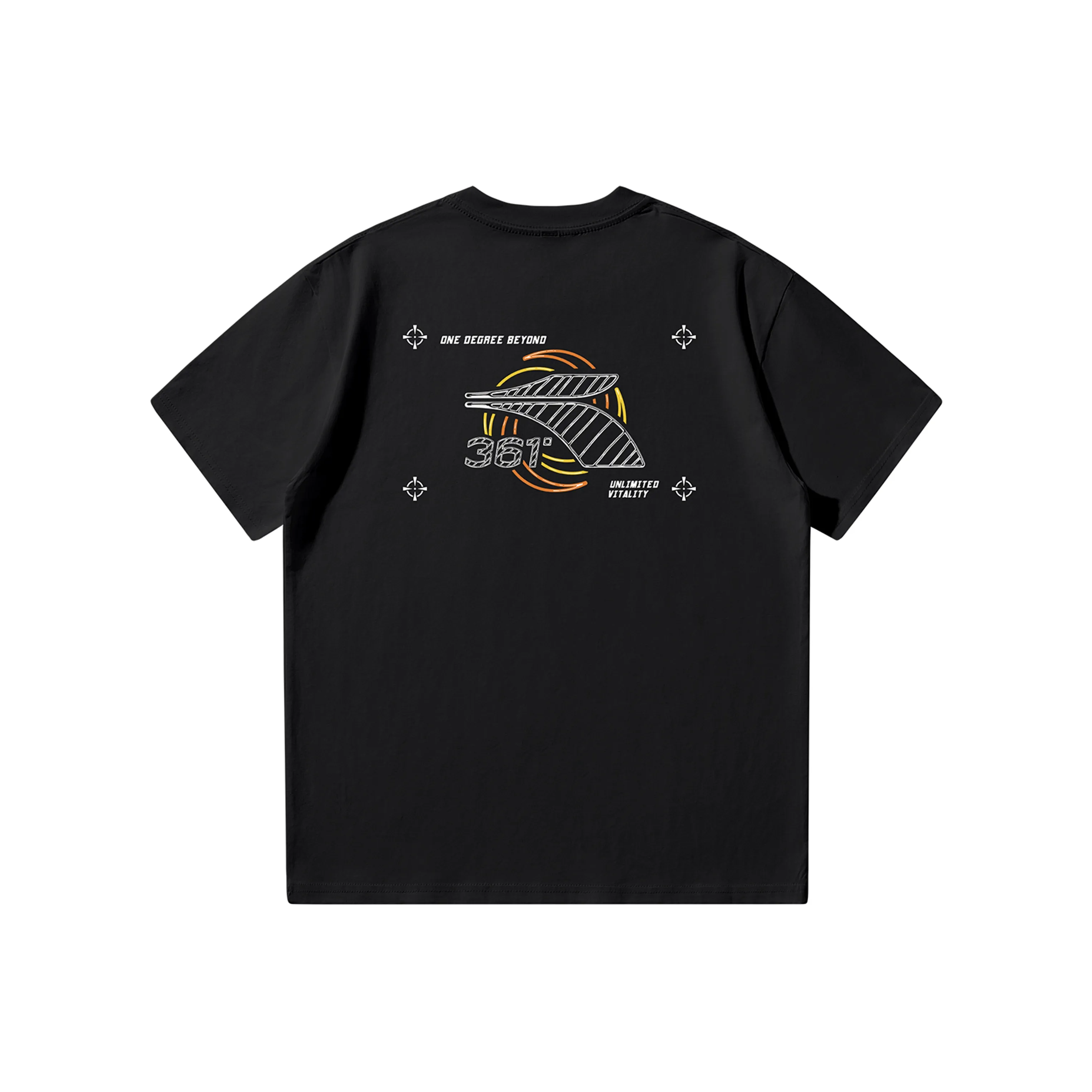 361° T-Shirt Унисекс Супер Черный