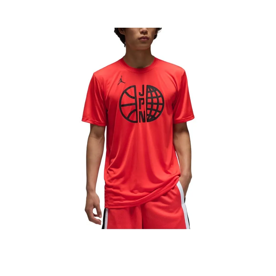 Jordan T Shirts Men Spicy Pepper Red