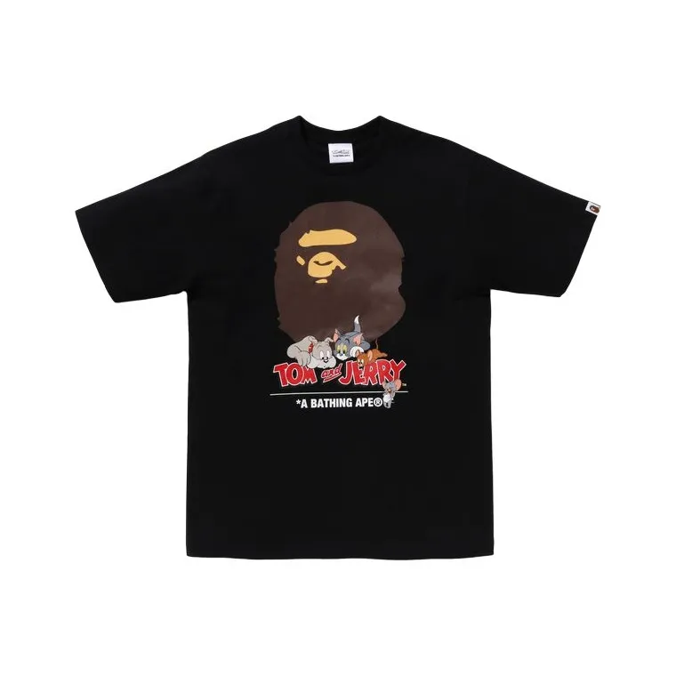 Bape X Tom And Jerry 85th Ape Head Ii Tee