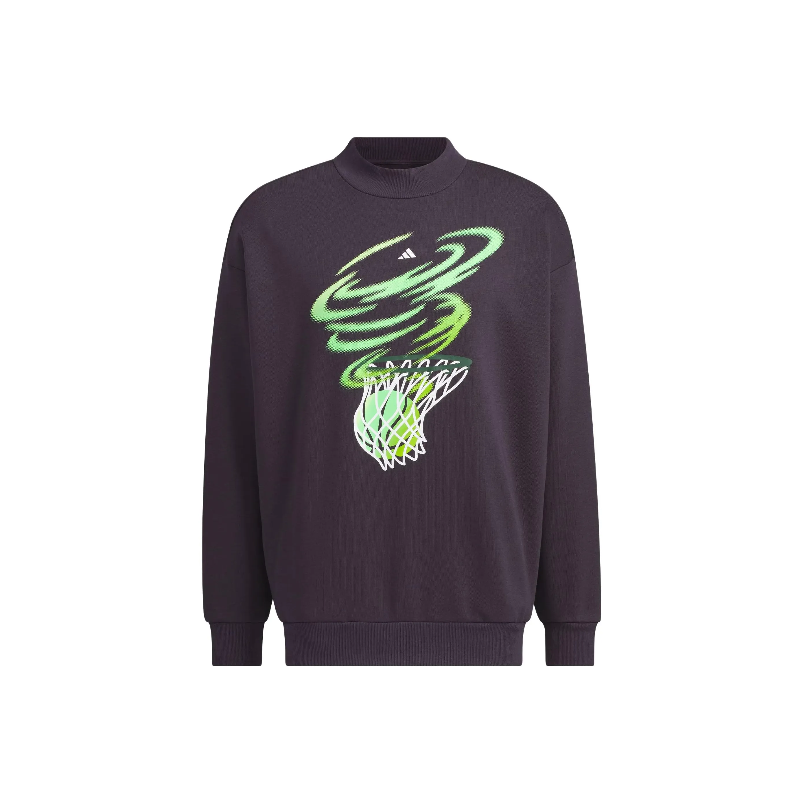 Adidas Баскетбол CREW SWEATSHIRT Унисекс Черный Серый