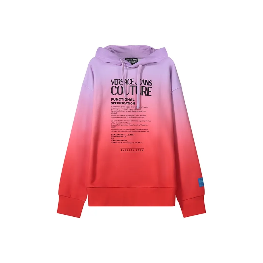 VERSACE JEANS COUTURE Sweatshirts Men's Purple Gradient