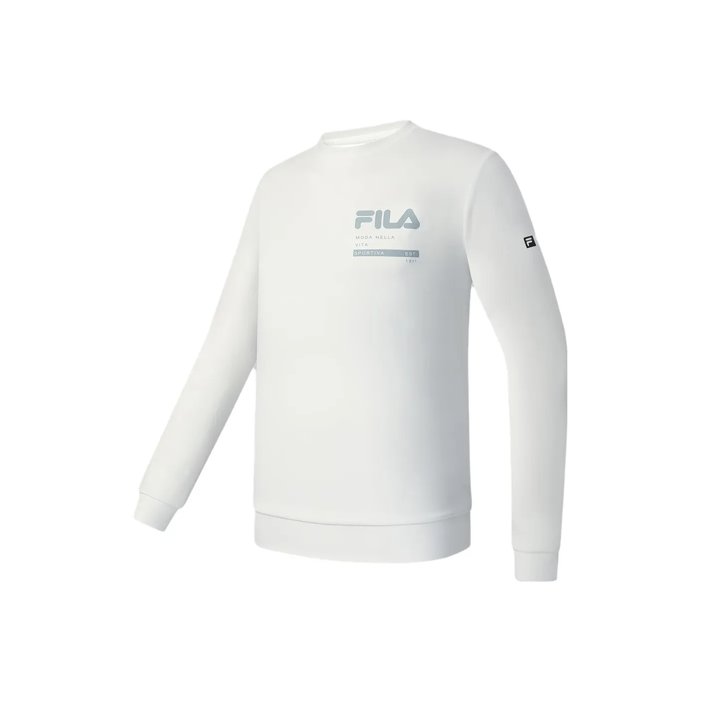 FILA Sweatshirt Men's Lead Powder White