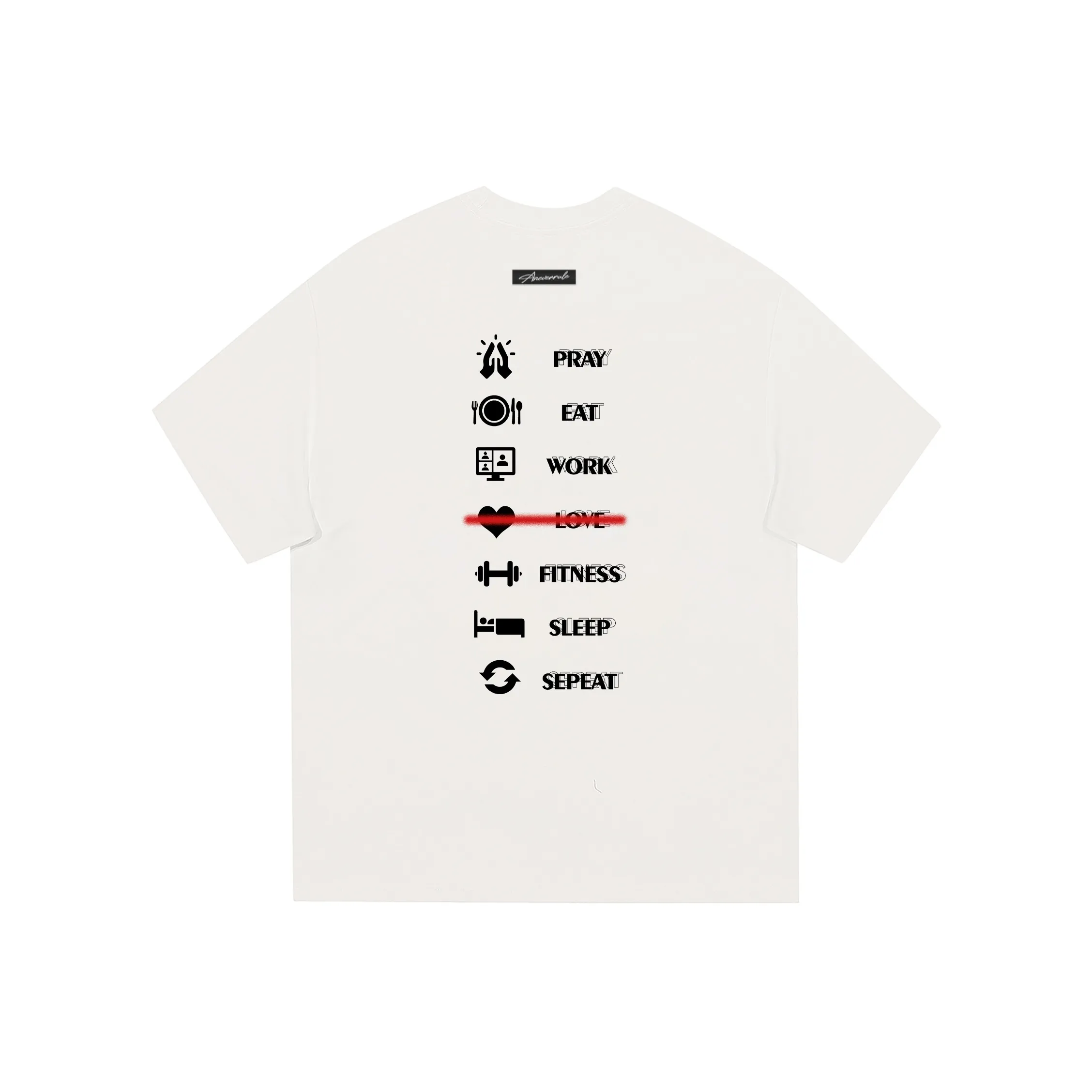 NEVER RULE Унисекс Футболка