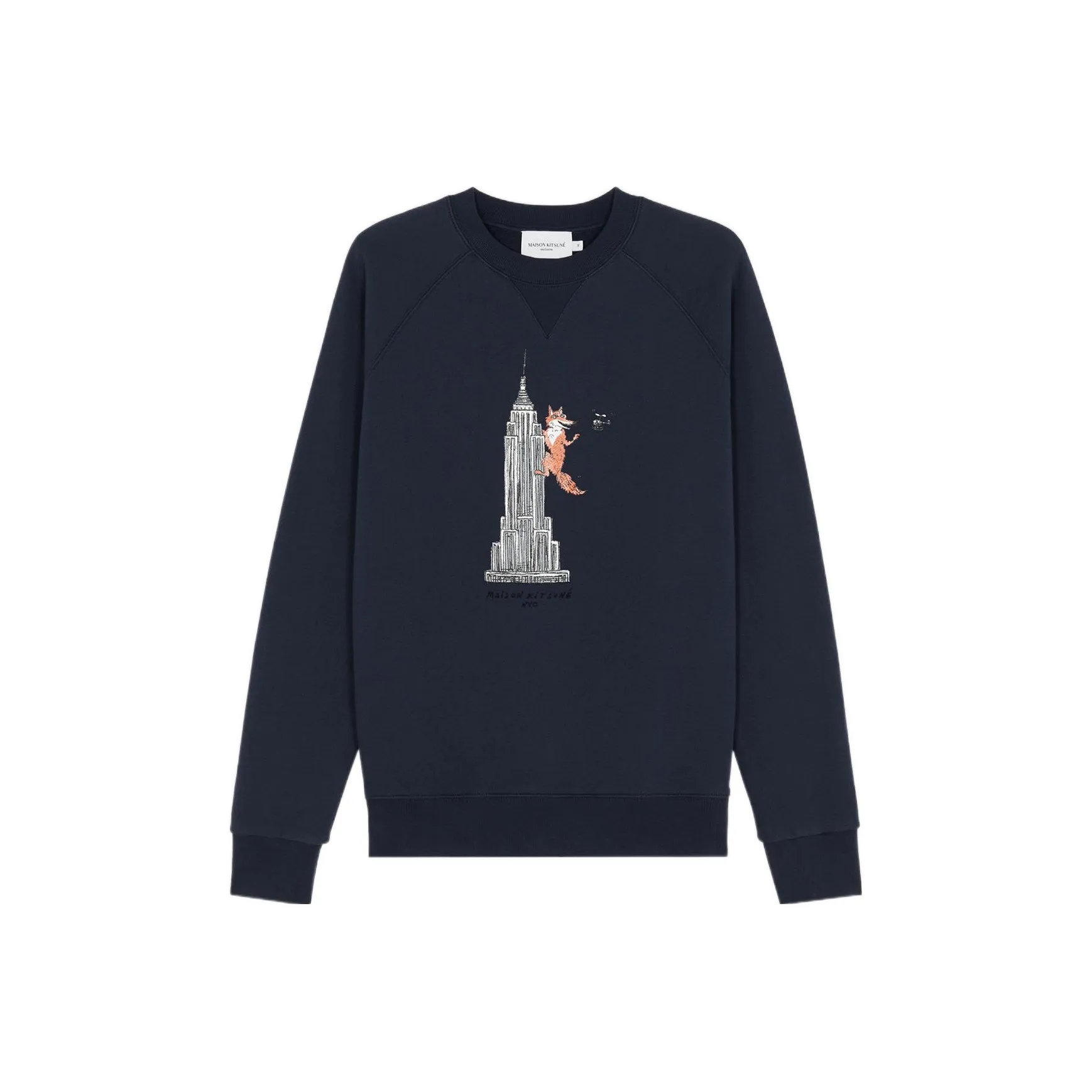 Maison Kitsune Свитшот Мужской Темно-синий Синий