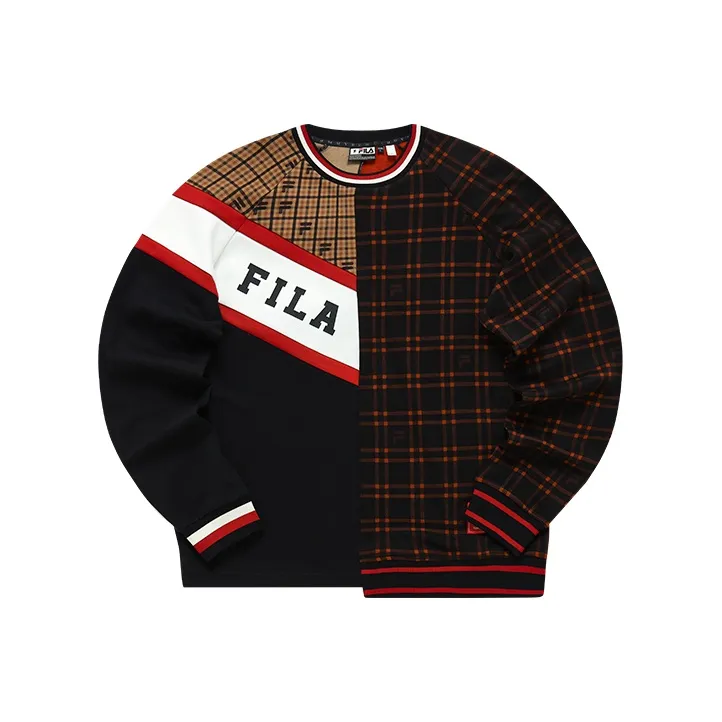 FILA MIHARA YASUHIRO Collaboration Collection Каштановый Коричневый Мужские Свитшоты