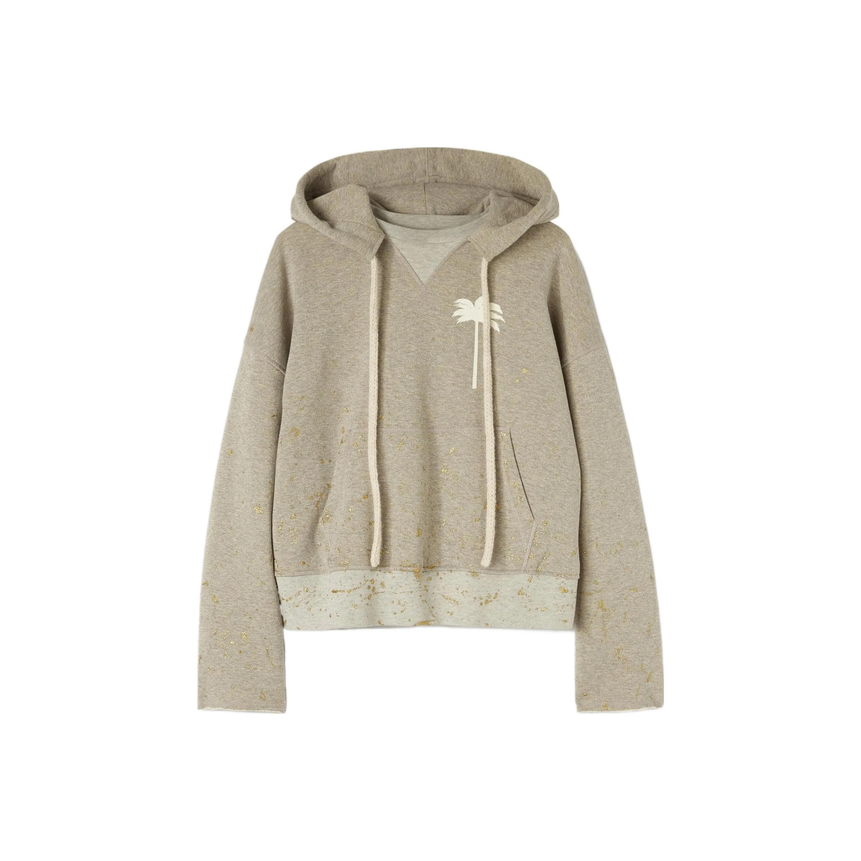 PALM ANGELS Pxp Painted Raw Cut Hoodie