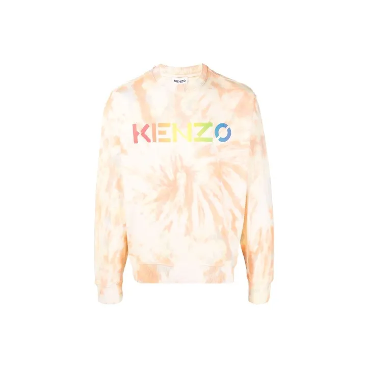 KENZO Мужские Свитшоты Оранжевого цвета