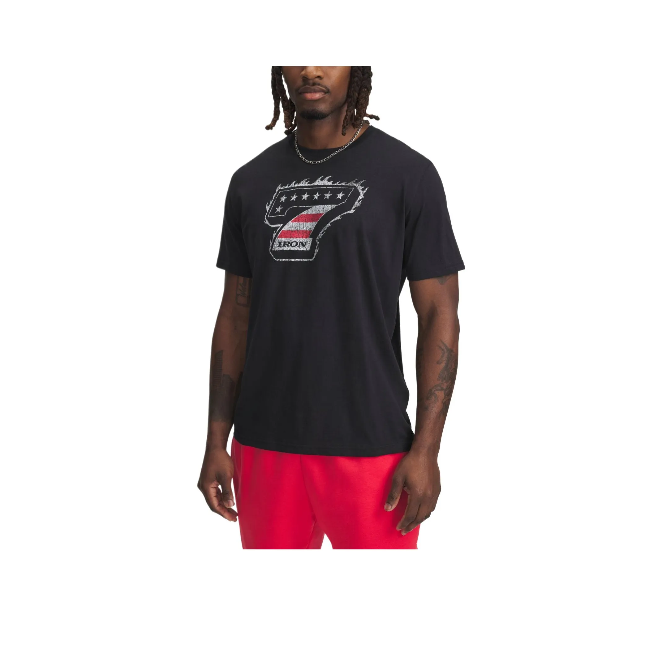 Under Armour ProjectRock UA Iron T-Shirt Мужской Черный