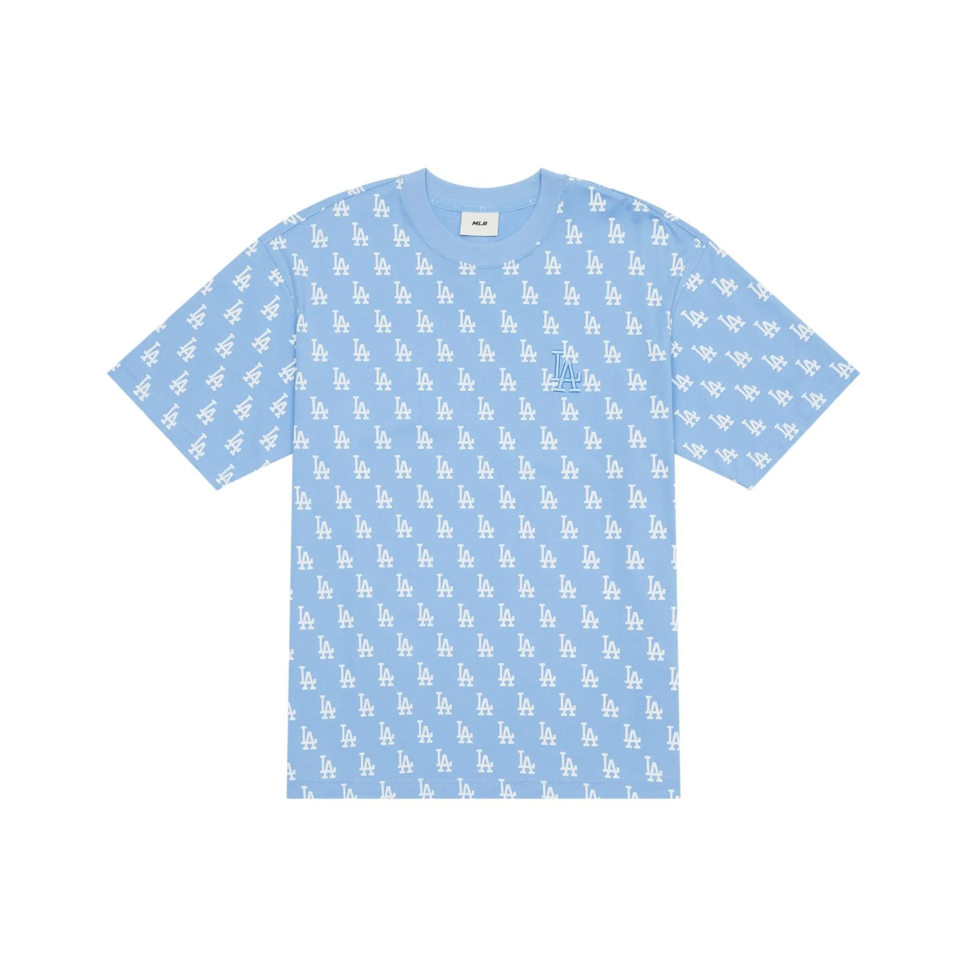 Mlb Base Logo SS24 T-Shirt Унисекс Небесно-Синий