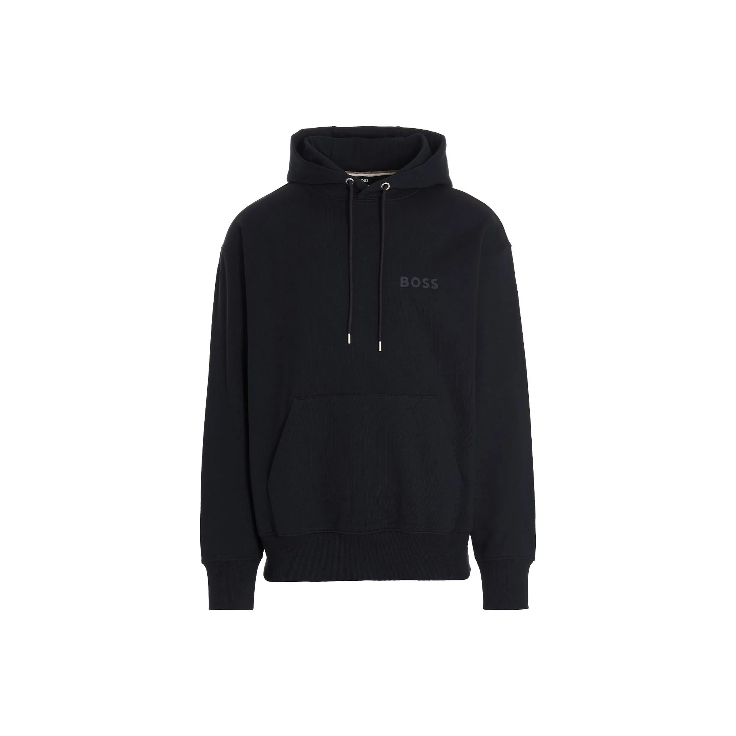 HUGO BOSS Logo Printed Drawstring Hoodie