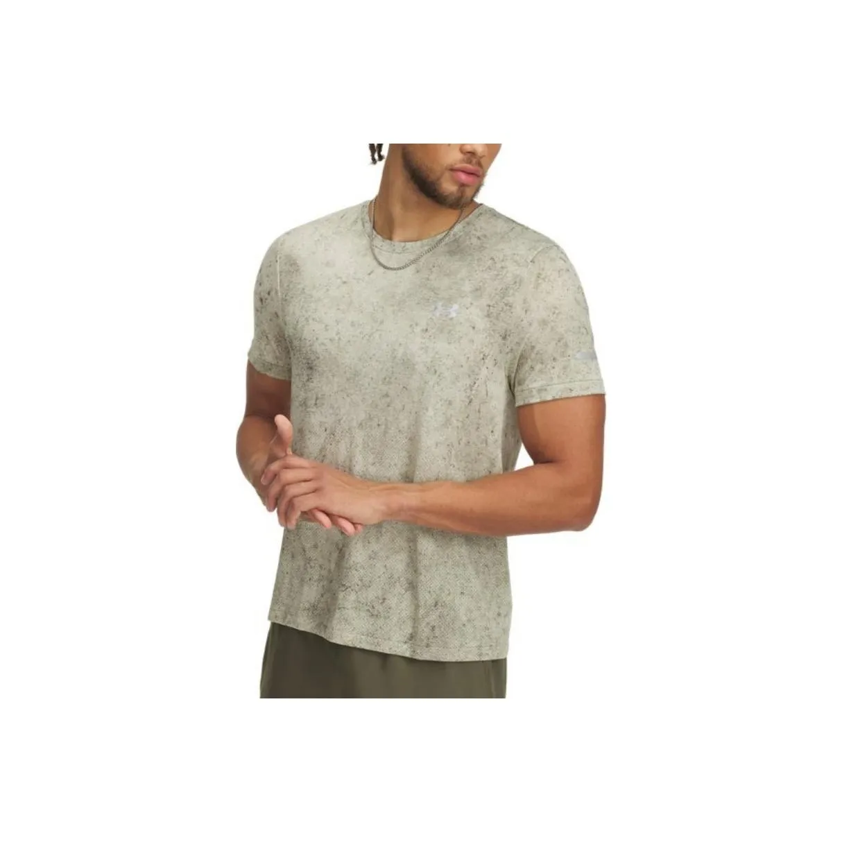 Under Armour Seamless Stride SS25 T-Shirt Мужской Lime Green