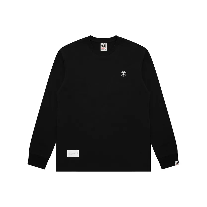 Aape Moonface Logo Long Sleeve T shirt
