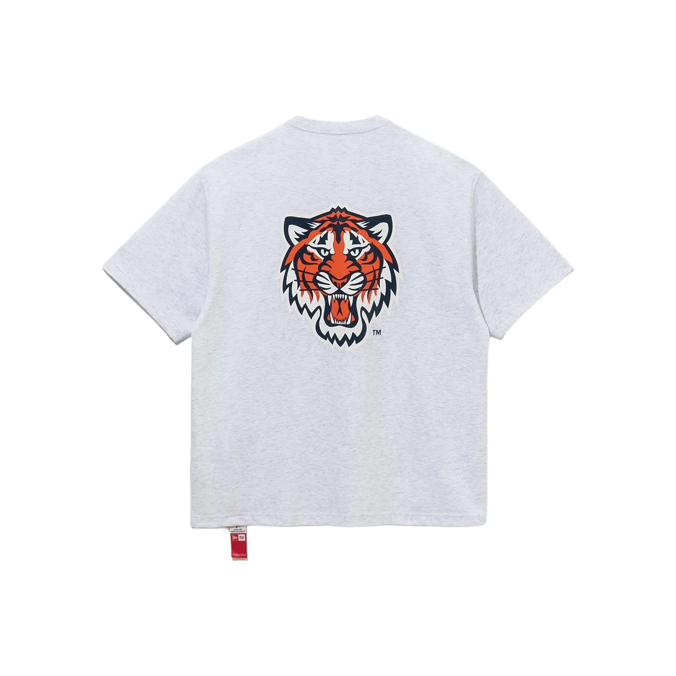 New Era T-Shirt Korean Style Unisex Gray New Era T-Shirt Корейский стиль Унисекс Серый