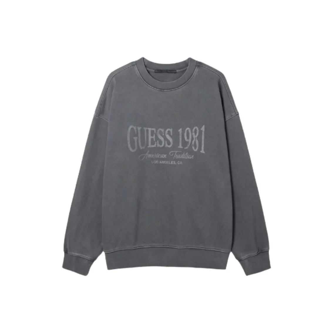 GUESS Темно-серая унисекс футболка