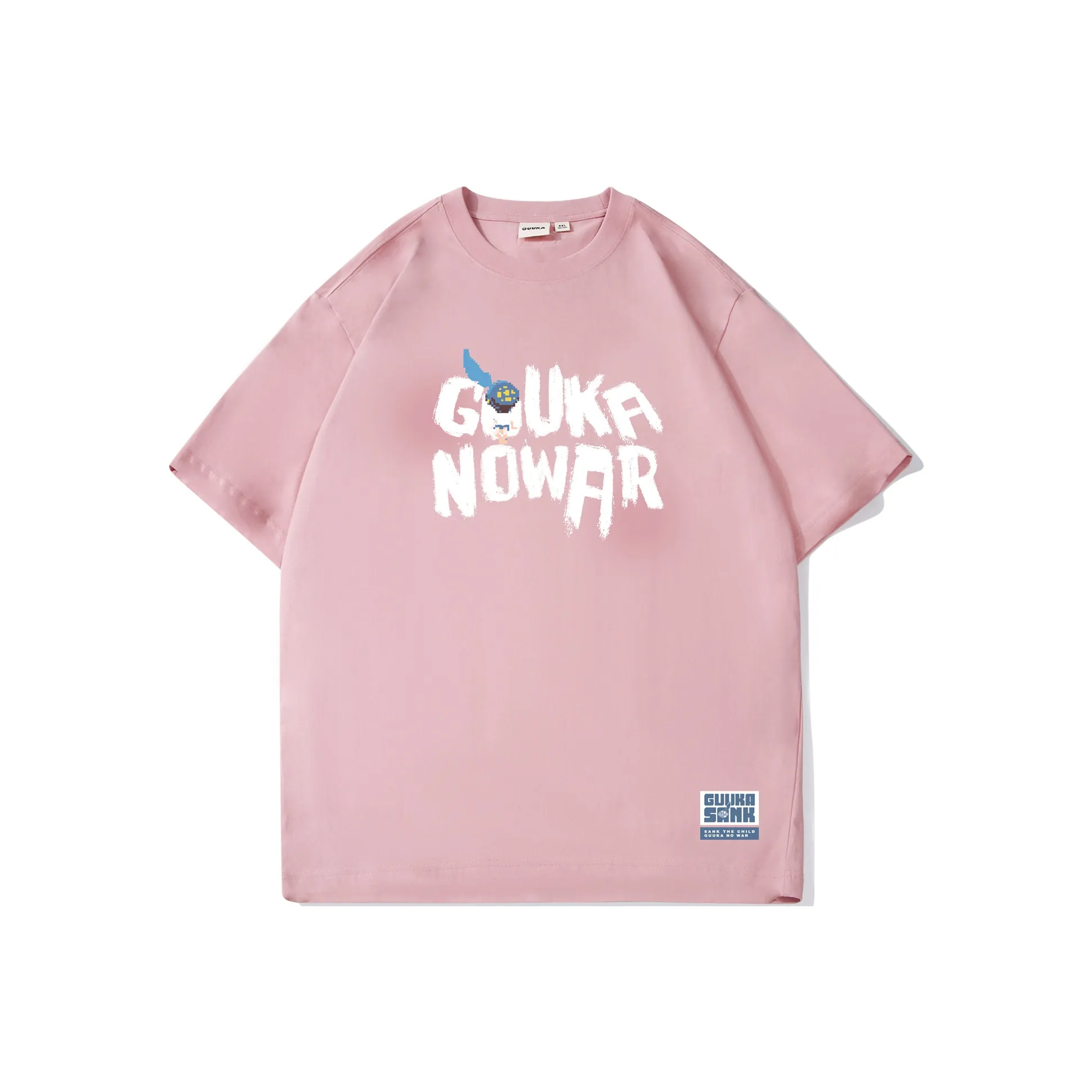 Guuka x SANK TOYS Short Sleeved T Shirts Unisex Pink