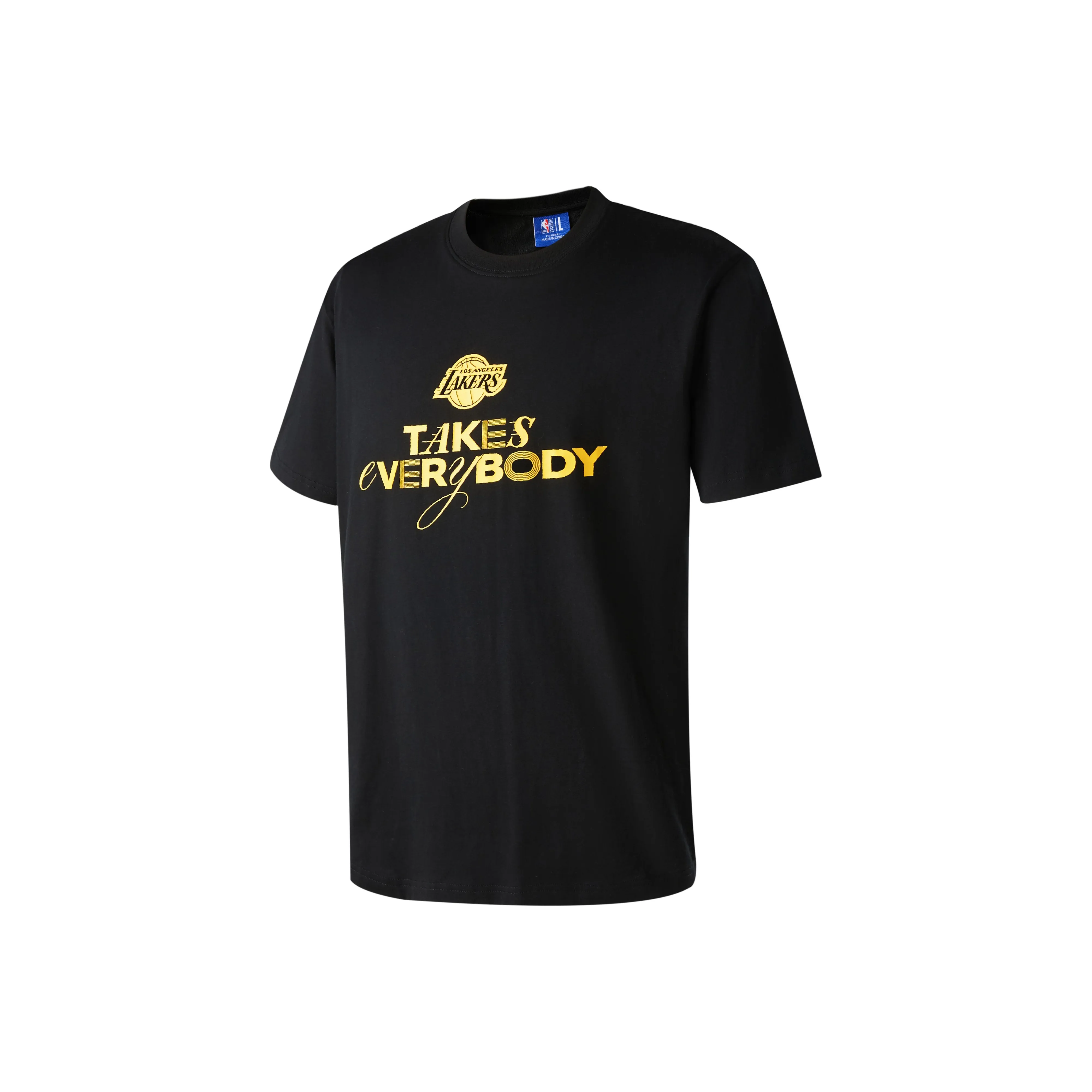 NBA Lakers T Shirts Unisex Black