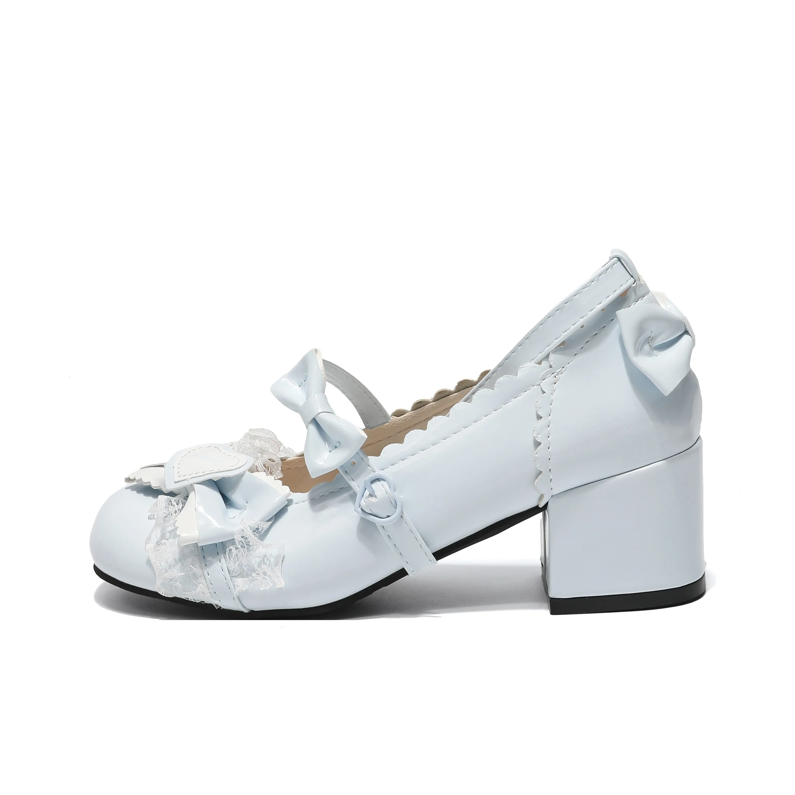 Be Good Милый Лолита Юбка Универсальная Грубый Каблук Туфли Мэри Джейн 5 см Женские