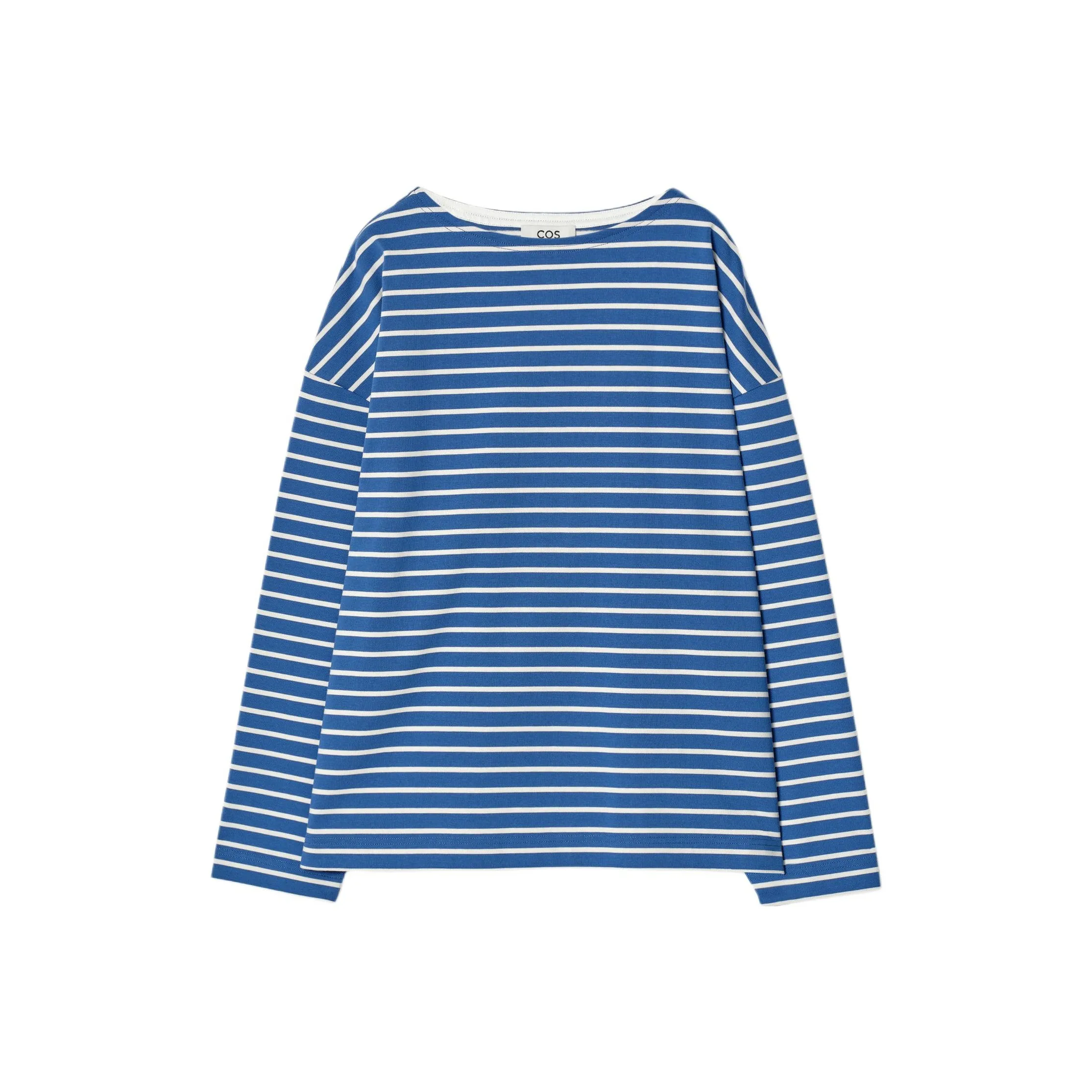 COS T Shirts Men's Blue/White