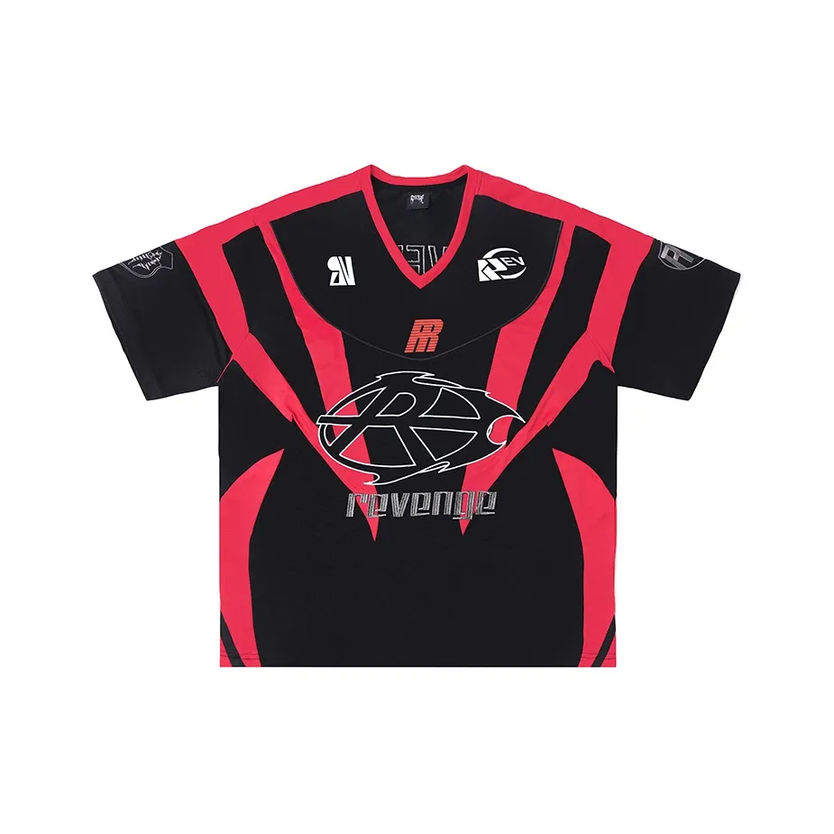 Revenge T Shirt Unisex Black & Red
