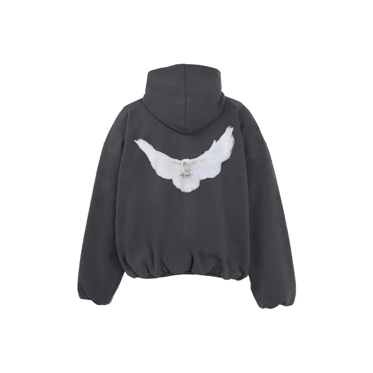 YEEZY X GAP X Balenciaga Dove Hoodie Dark Grey
