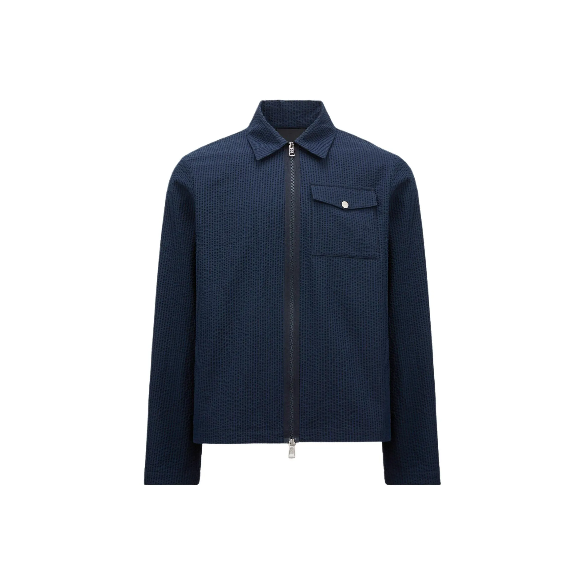 Moncler Seersucker Shirt Jacket