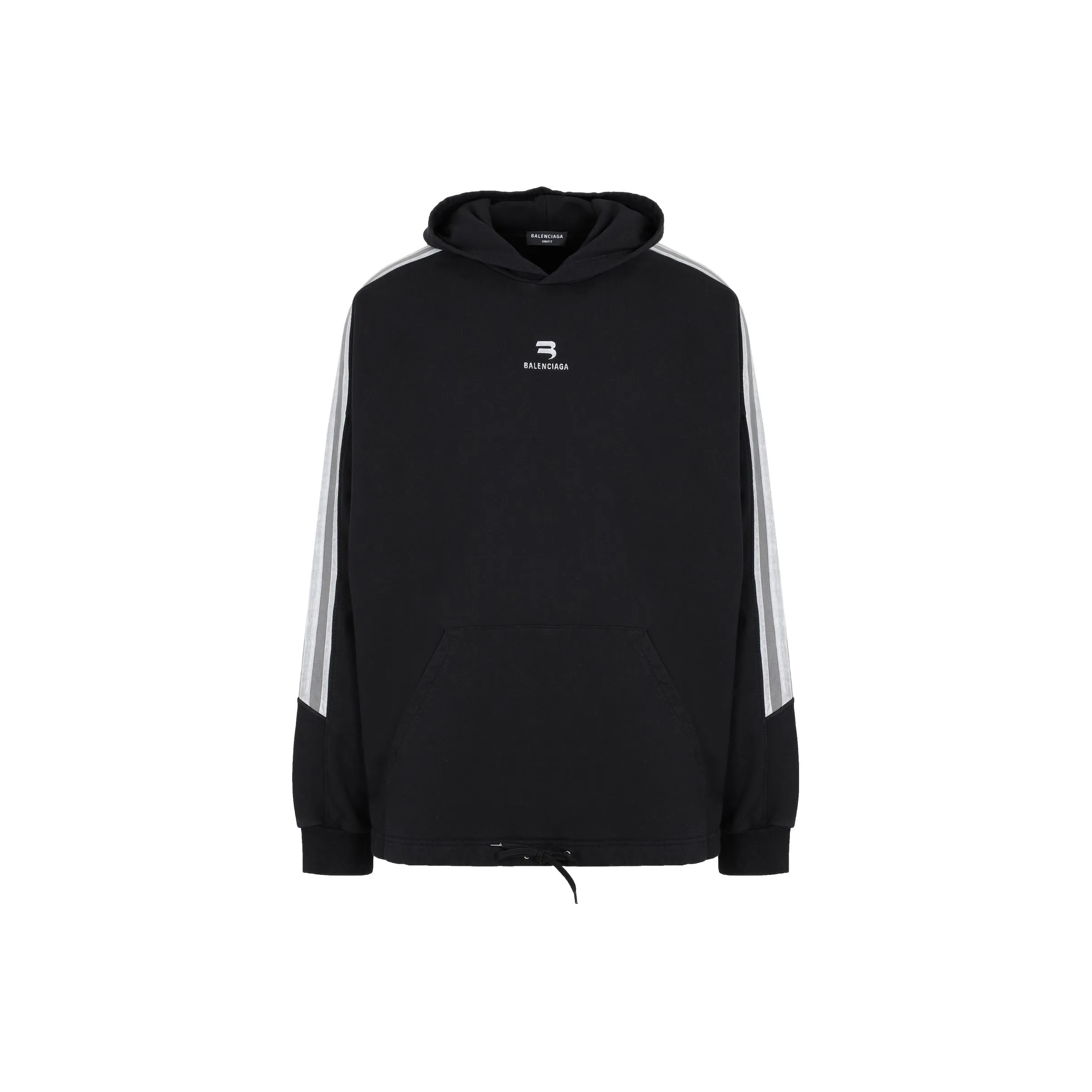 Balenciaga Sporty B Side Stripe Oversized Hoodie
