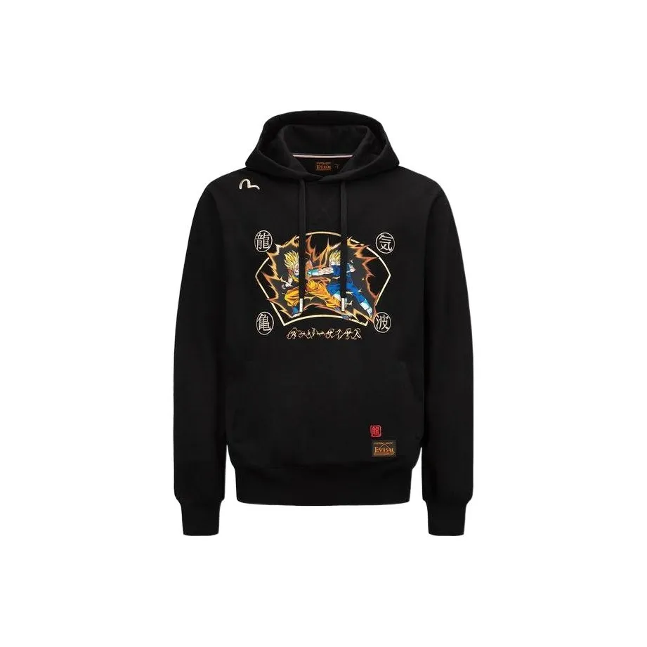 EVISU X Dragon Ball Z Co Branded Sweatshirts Unisex Black