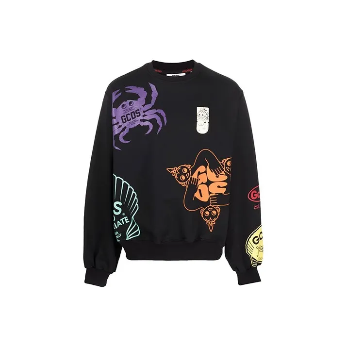 GCDS Черные Мужские Свитшоты