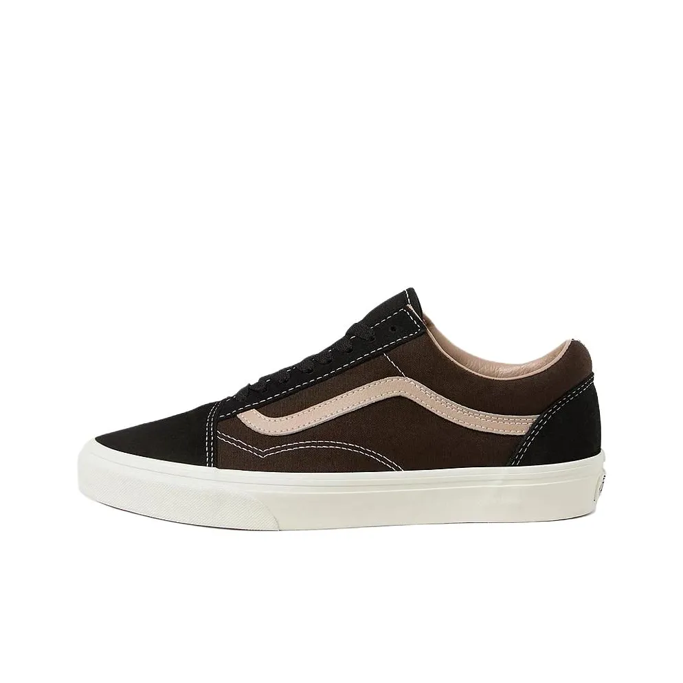 Vans Old Skool Low Top Skateboard Shoes Women's Brown Black