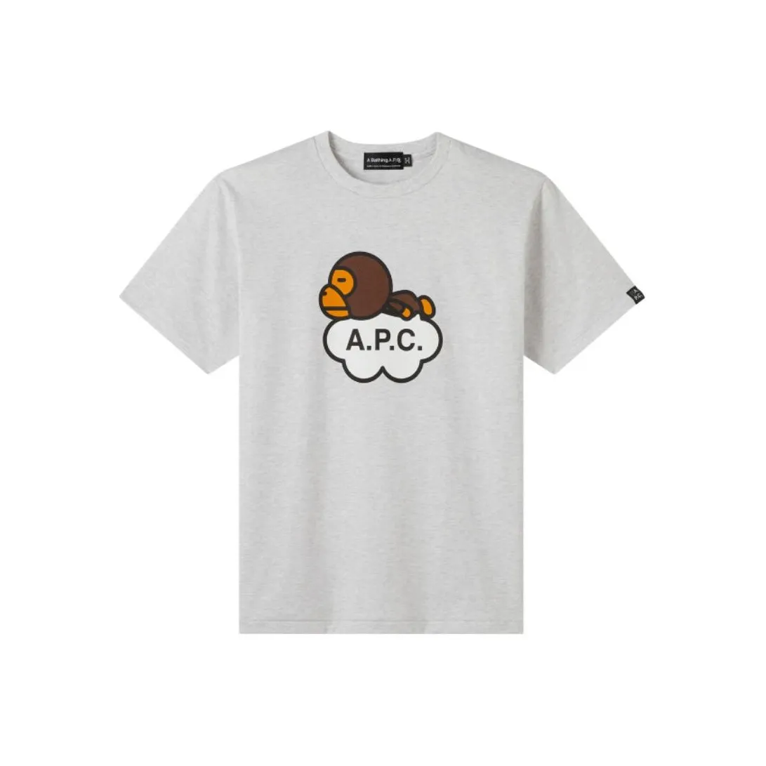 A.P.C Серый Унисекс T Рубашки