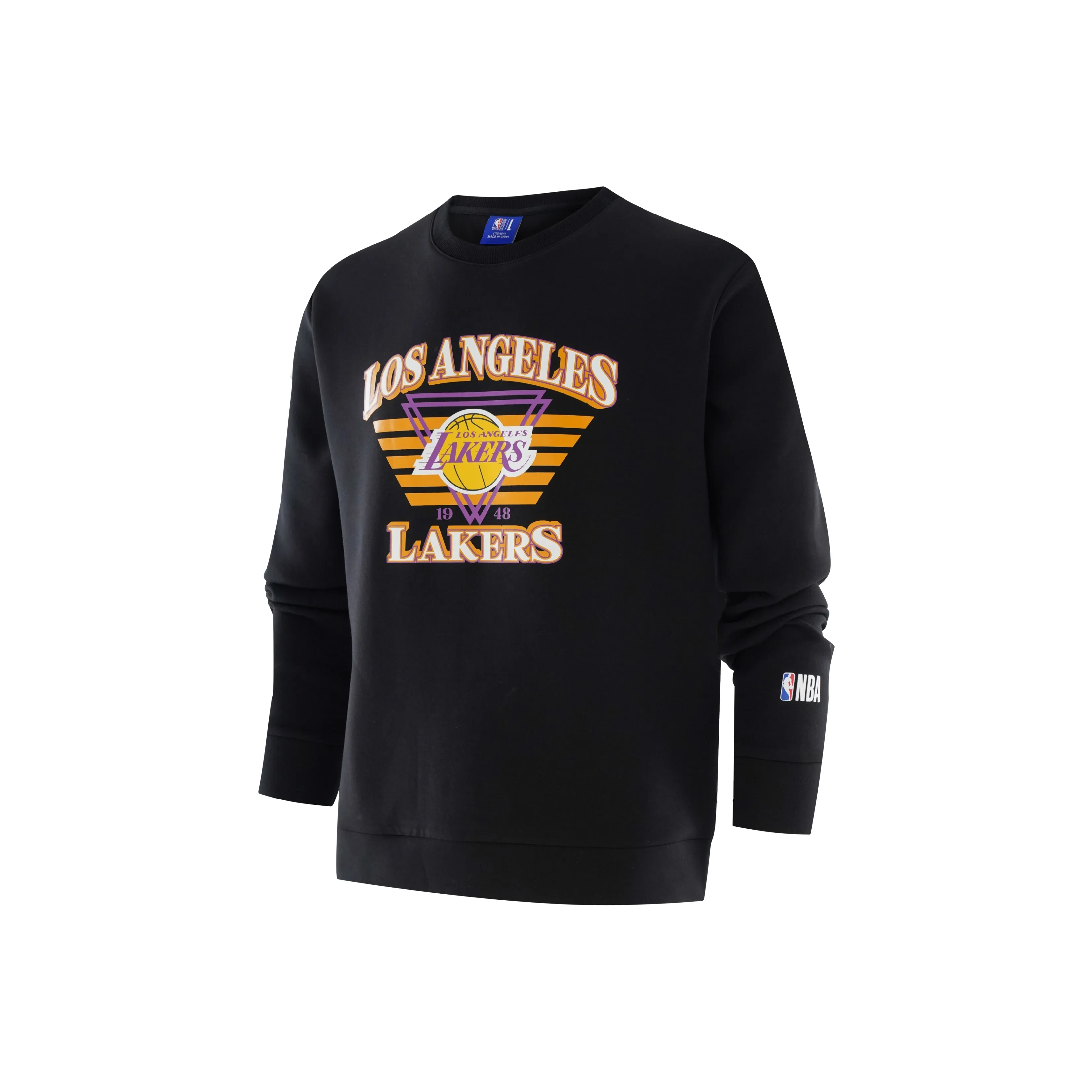 NBA Lakers Sweatshirts Unisex Black