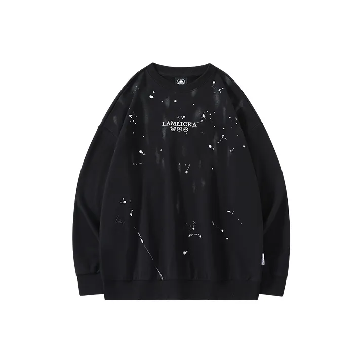 LAMLICKA Черный Унисекс Свитшоты