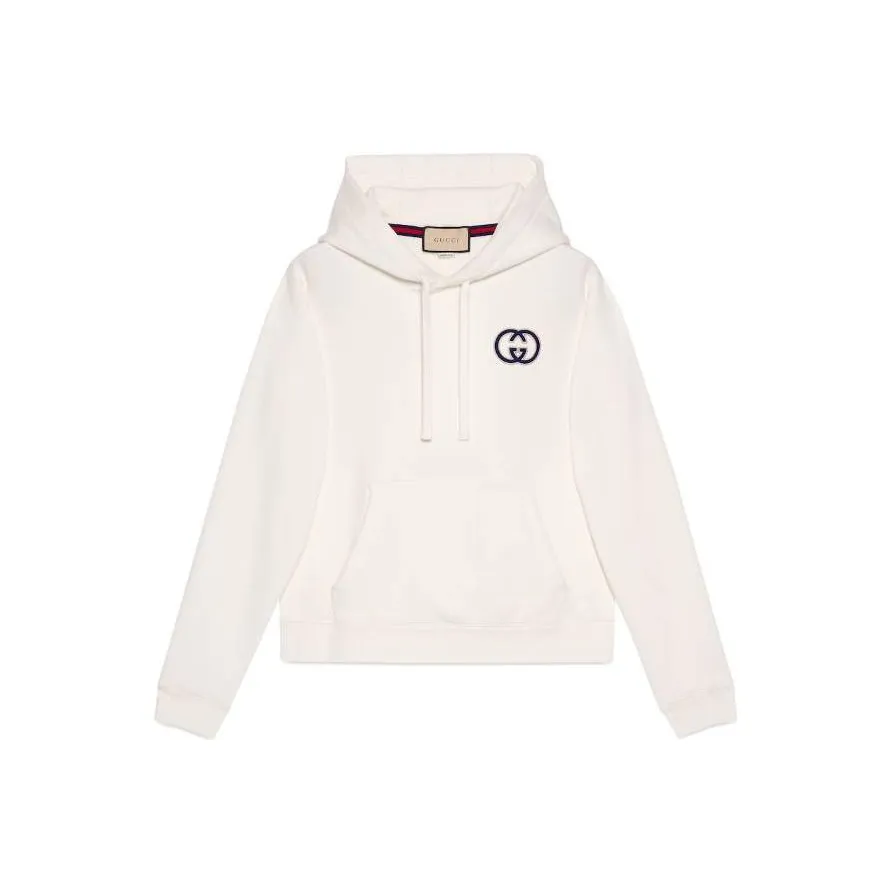 GUCCI Cotton Jersey Hooded Sweatshirt