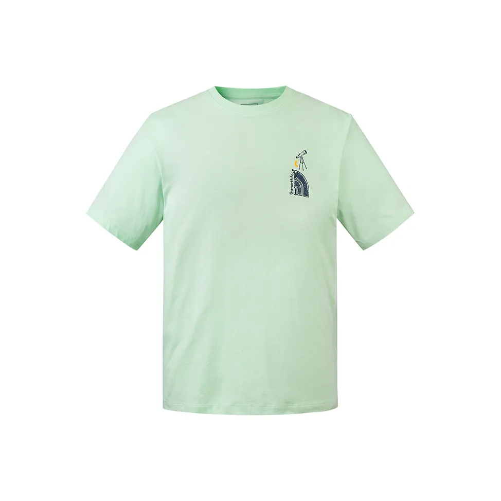 THE NORTH FACE T-Shirt Unisex Light Aqua Green