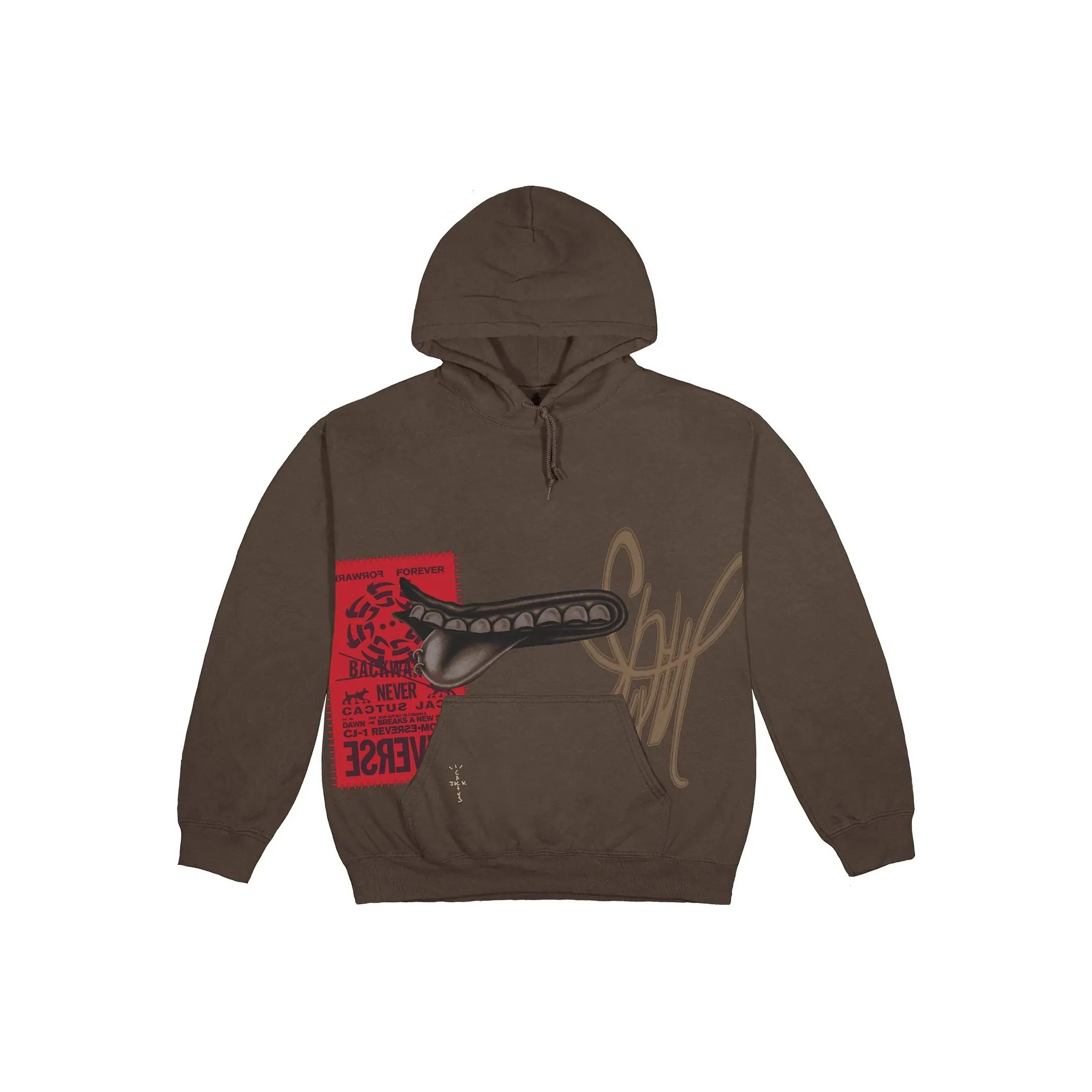 Travis Scott Свитшот Унисекс Коричневый