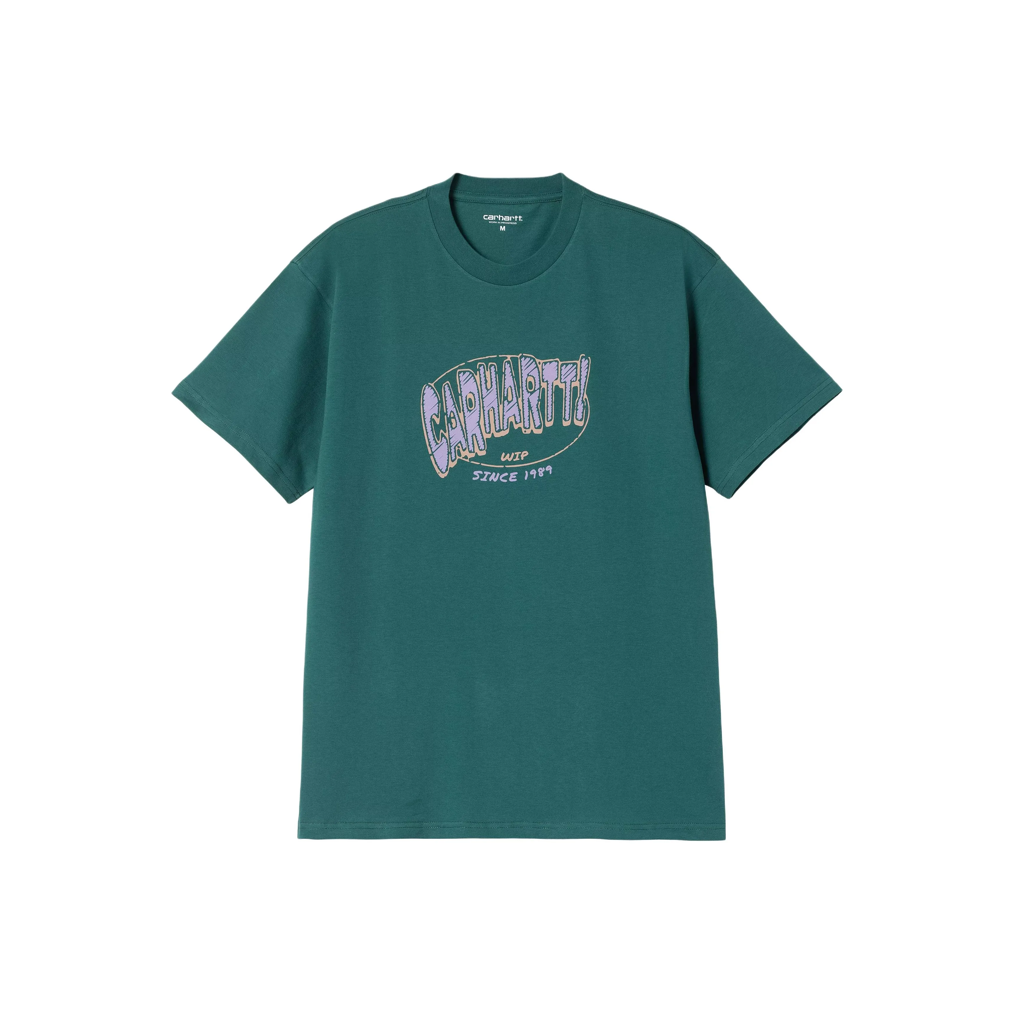 Carhartt WIP T-Shirt Мужской Озерный Зеленый