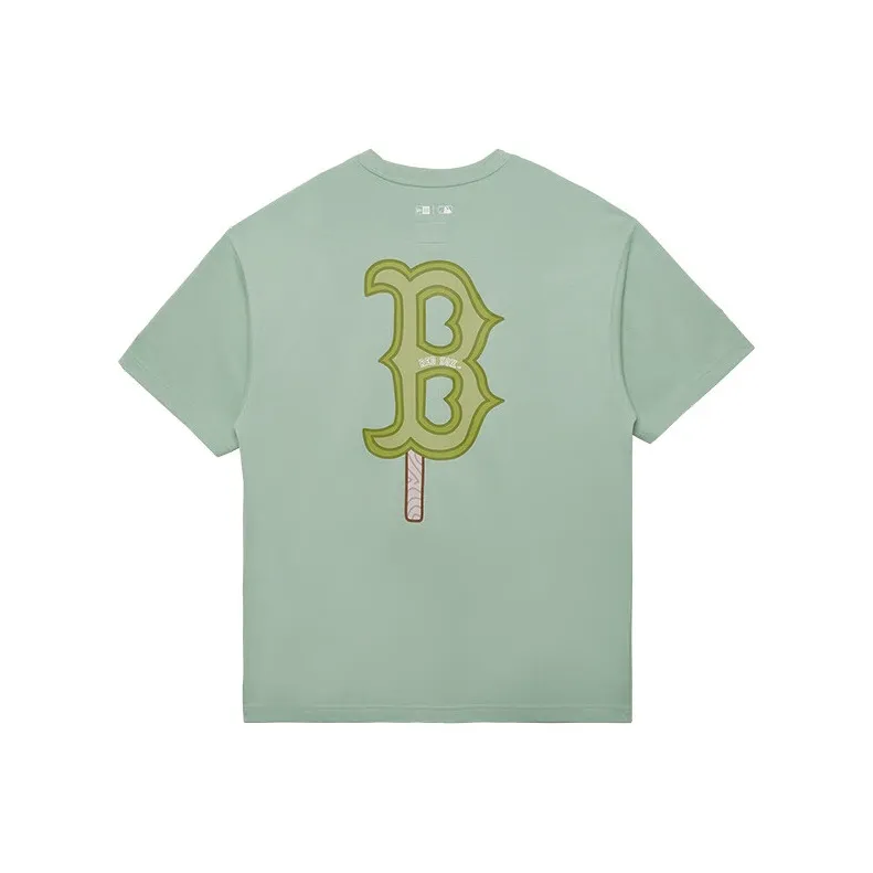 New Era Зеленая Унисекс Футболка