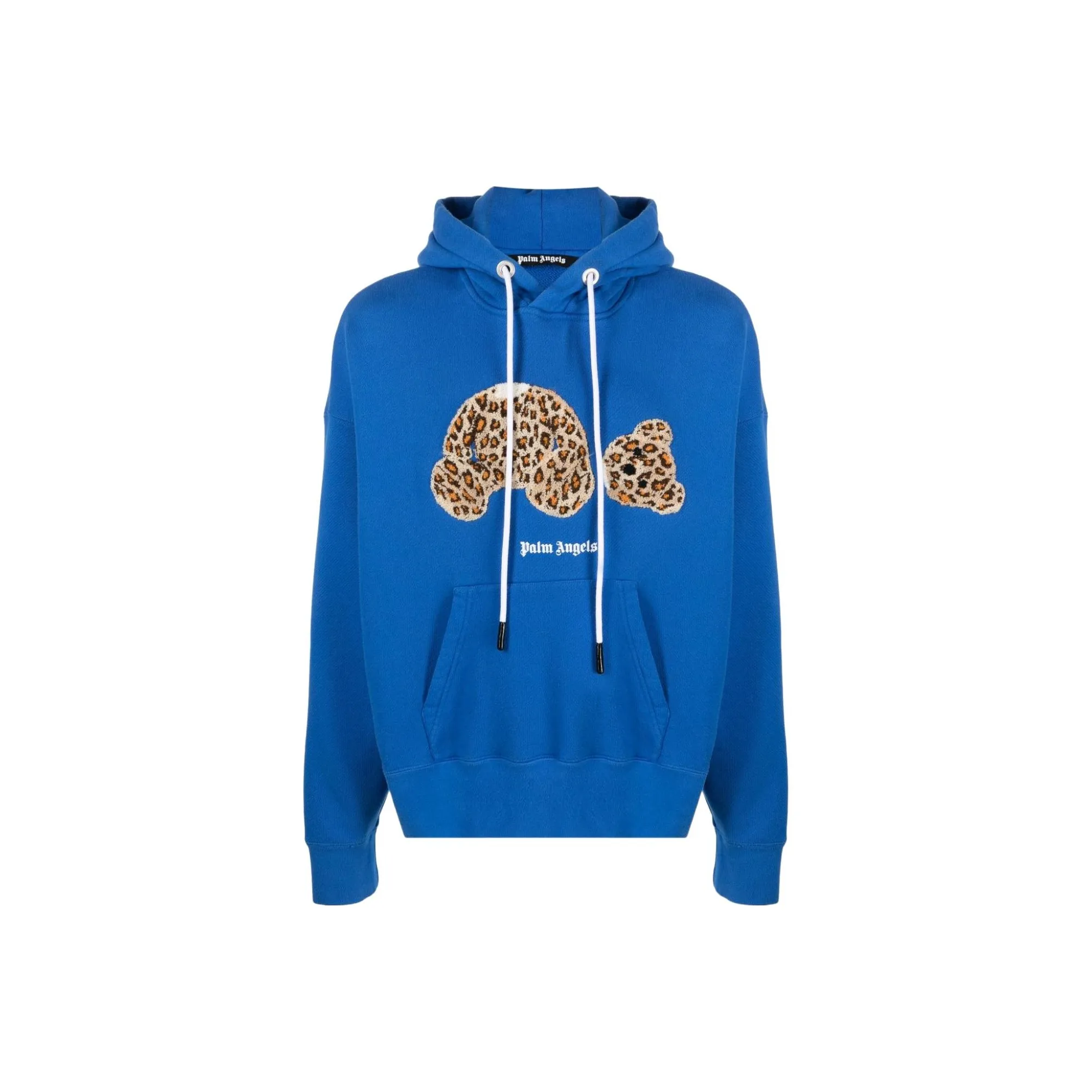 PALM ANGELS Leopard Kill The Bear Popover Hoodie