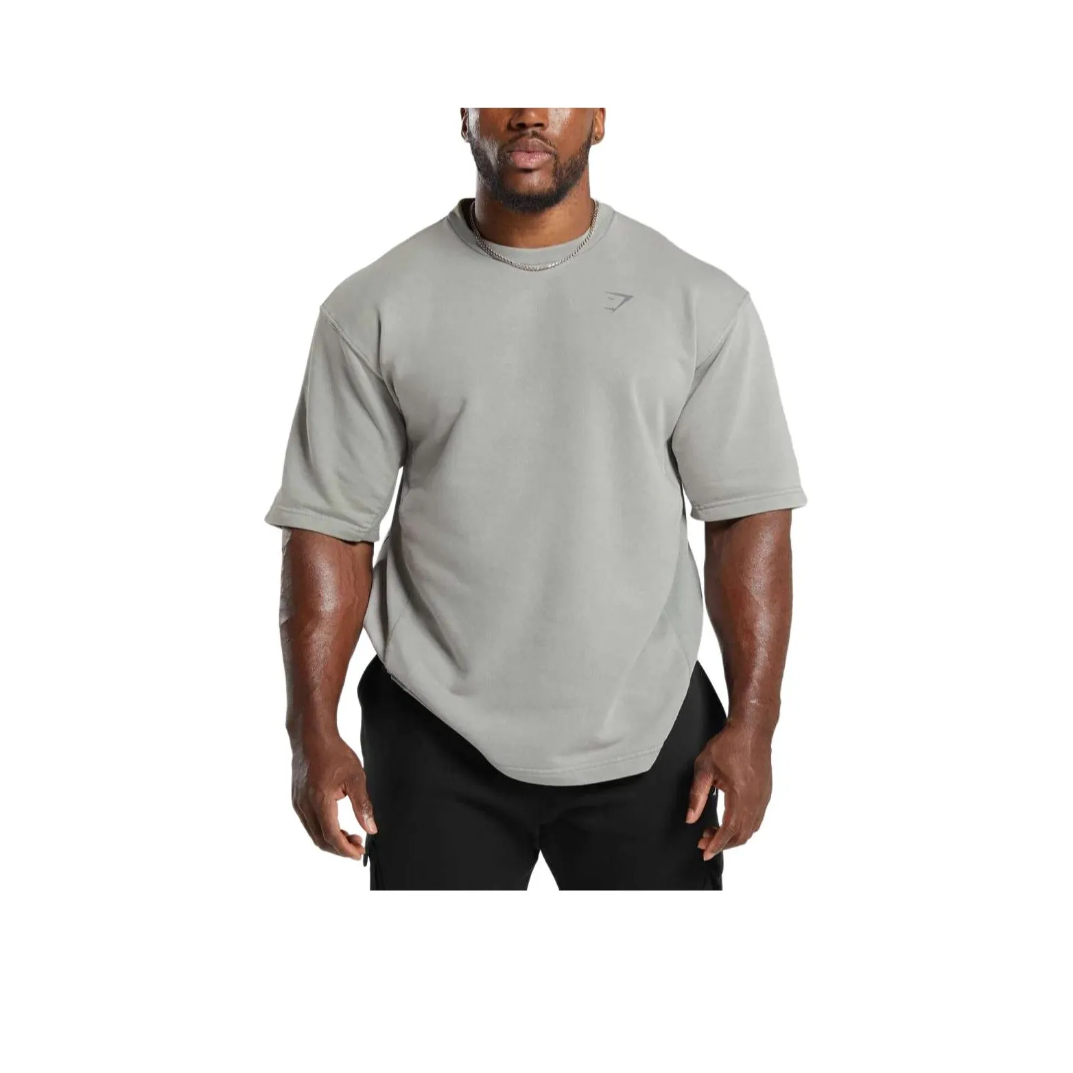 GYMSHARK T-Shirt Мужской Дымчатый Серый