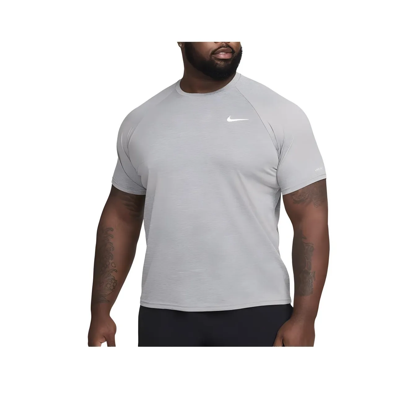 Nike Swim Men's Short Sleeve Hydroguard Extended Size