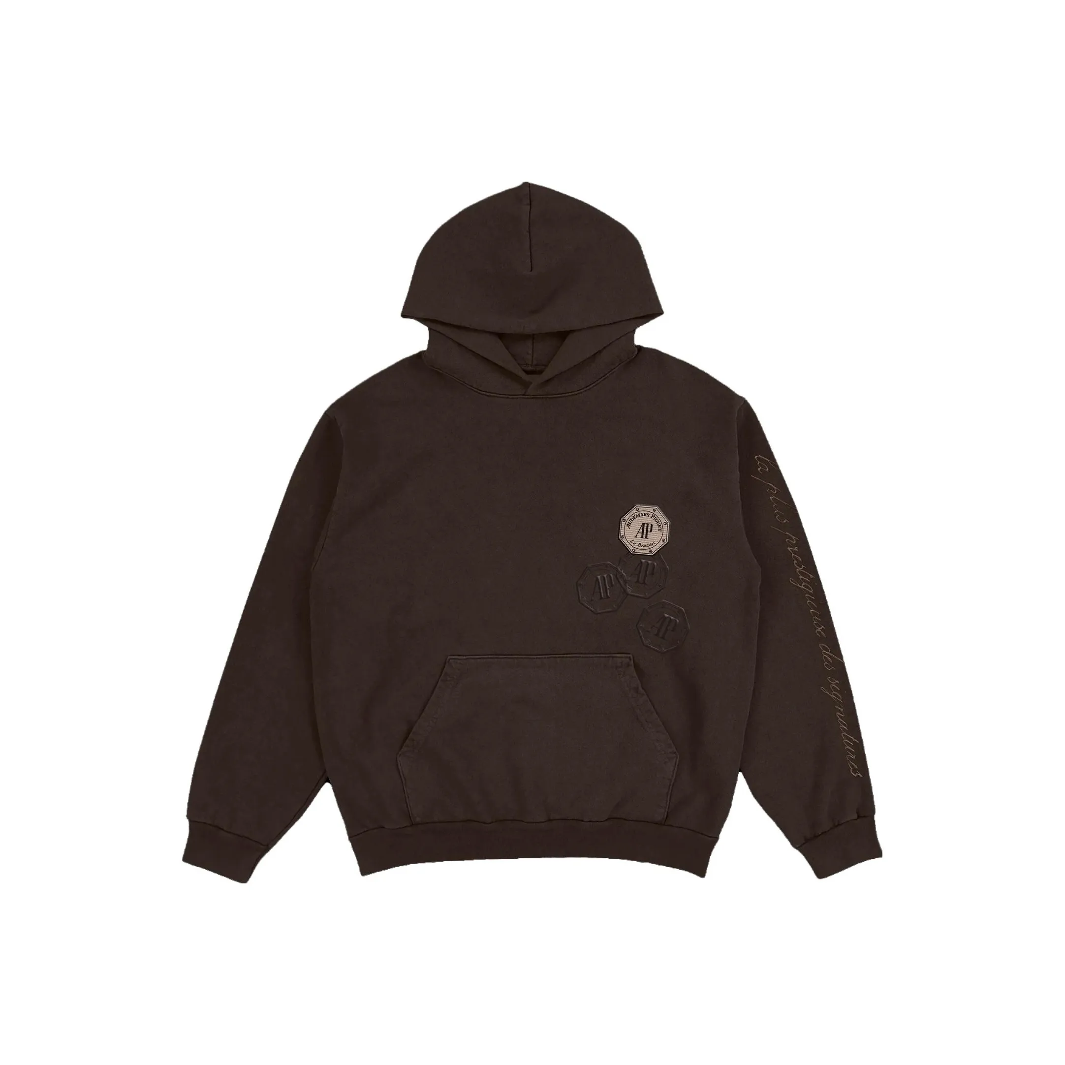 Travis Scott x AUDEMARS PIGUET AUDEMARS PIGUET Co Бренд FW23 Свитшот Унисекс Коричневый