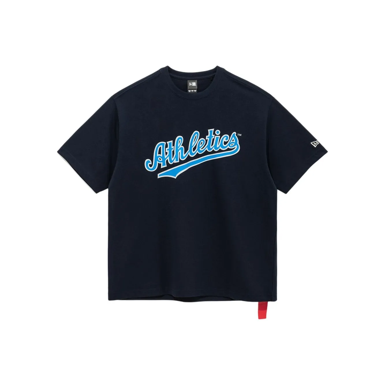 New Era T-Shirt Korean Style Unisex Blue New Era T-Shirt Корейский стиль Унисекс Синий