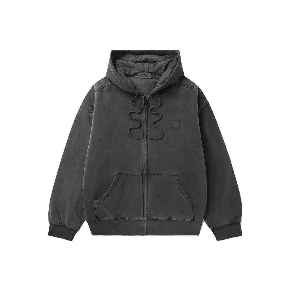 Carhartt WIP Logo appliqué Zip up Hoodie