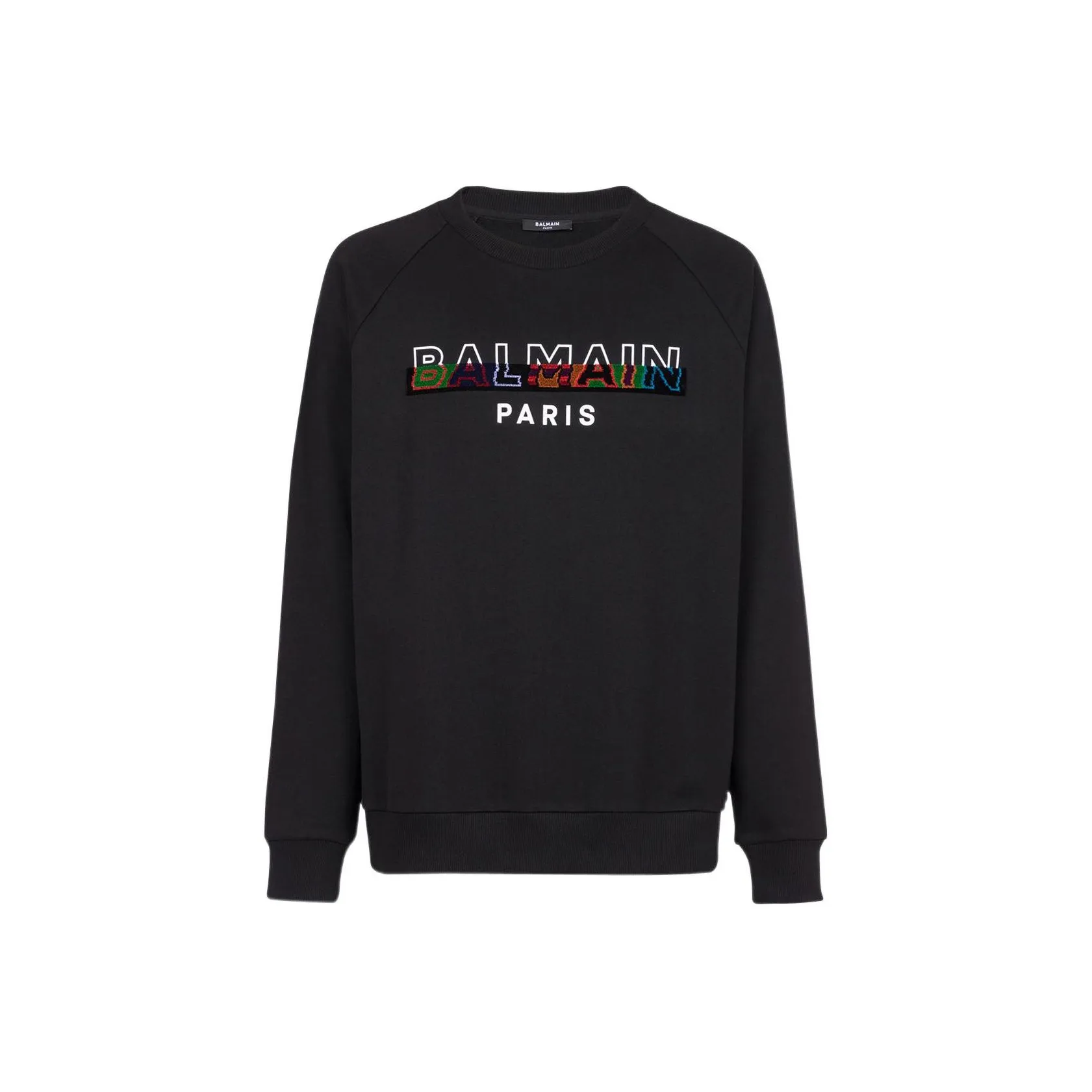 BALMAIN Черные Мужские Свитшоты