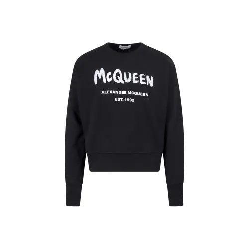 Alexander McQueen Черный Мужские Свитшоты