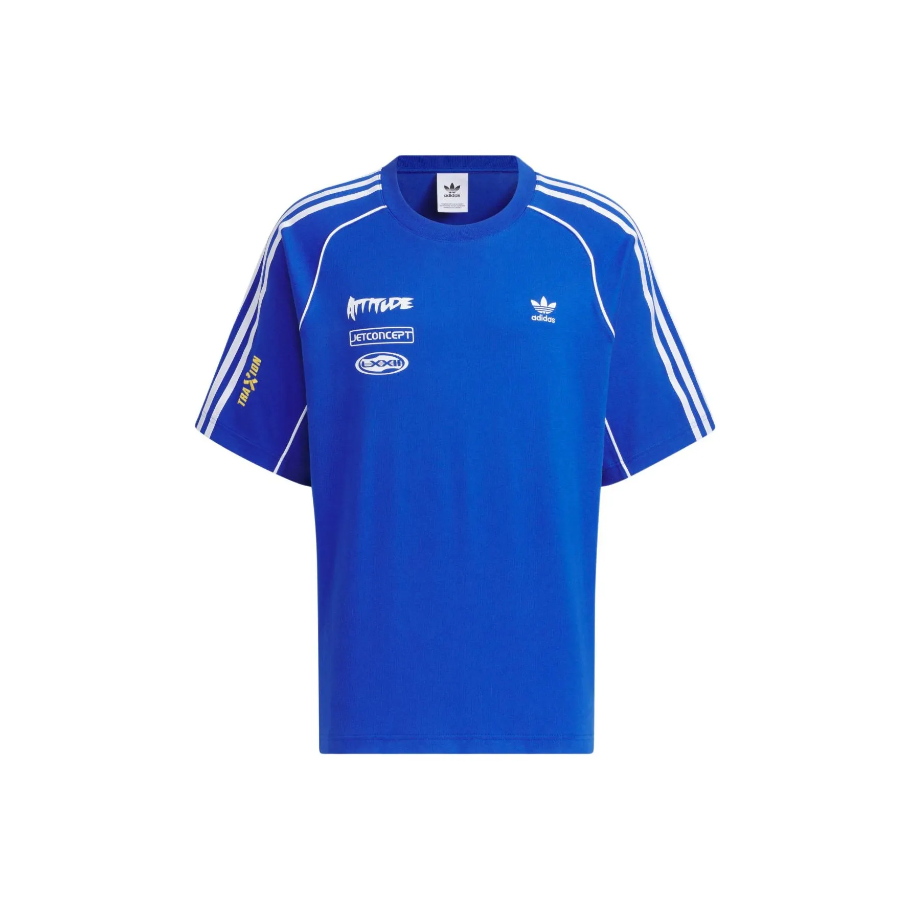 Adidas Originals Adicolor Motorcore T Рубашка T Рубашка Мужская Королевский синий