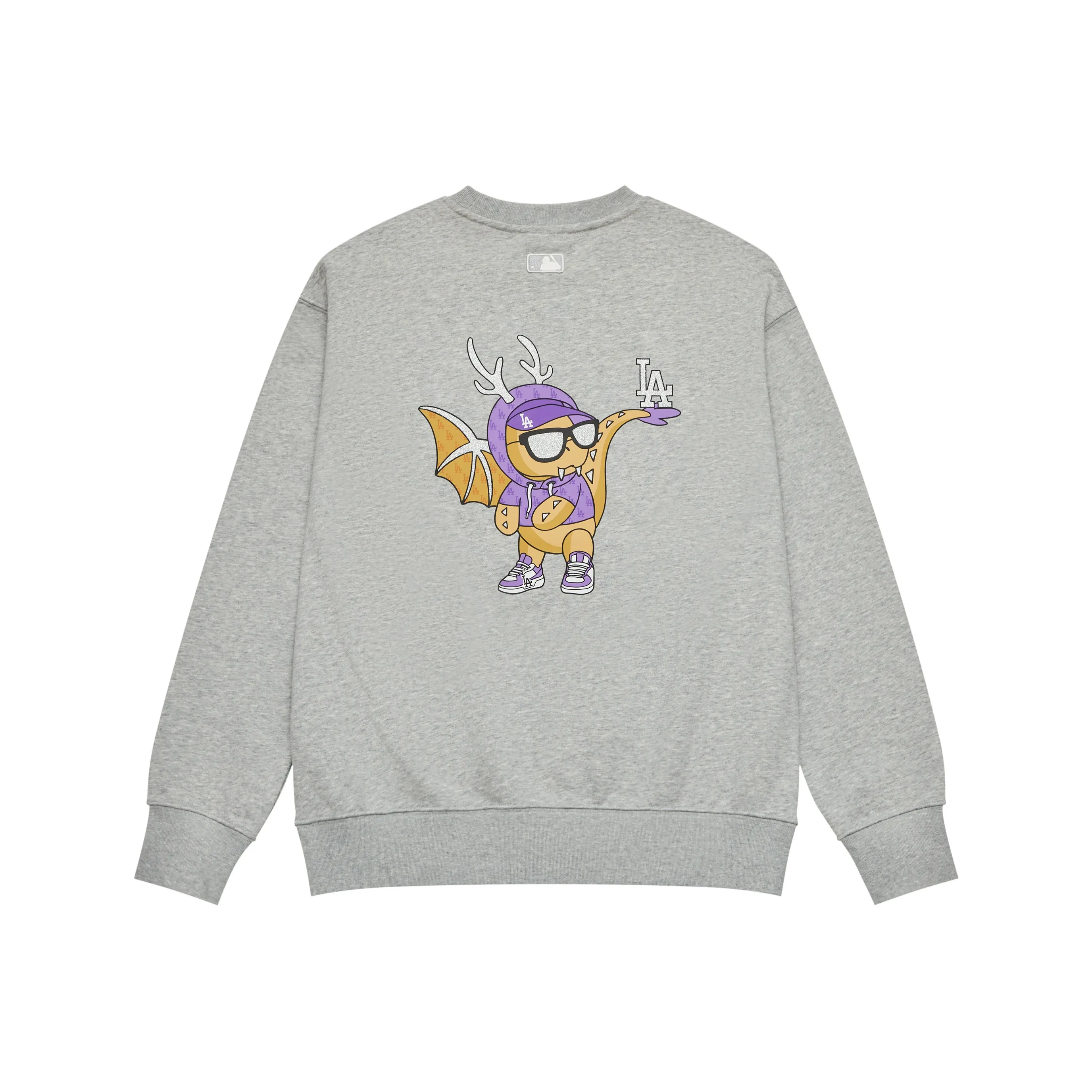 Mlb Base Logo SS24 Толстовка Унисекс Серый