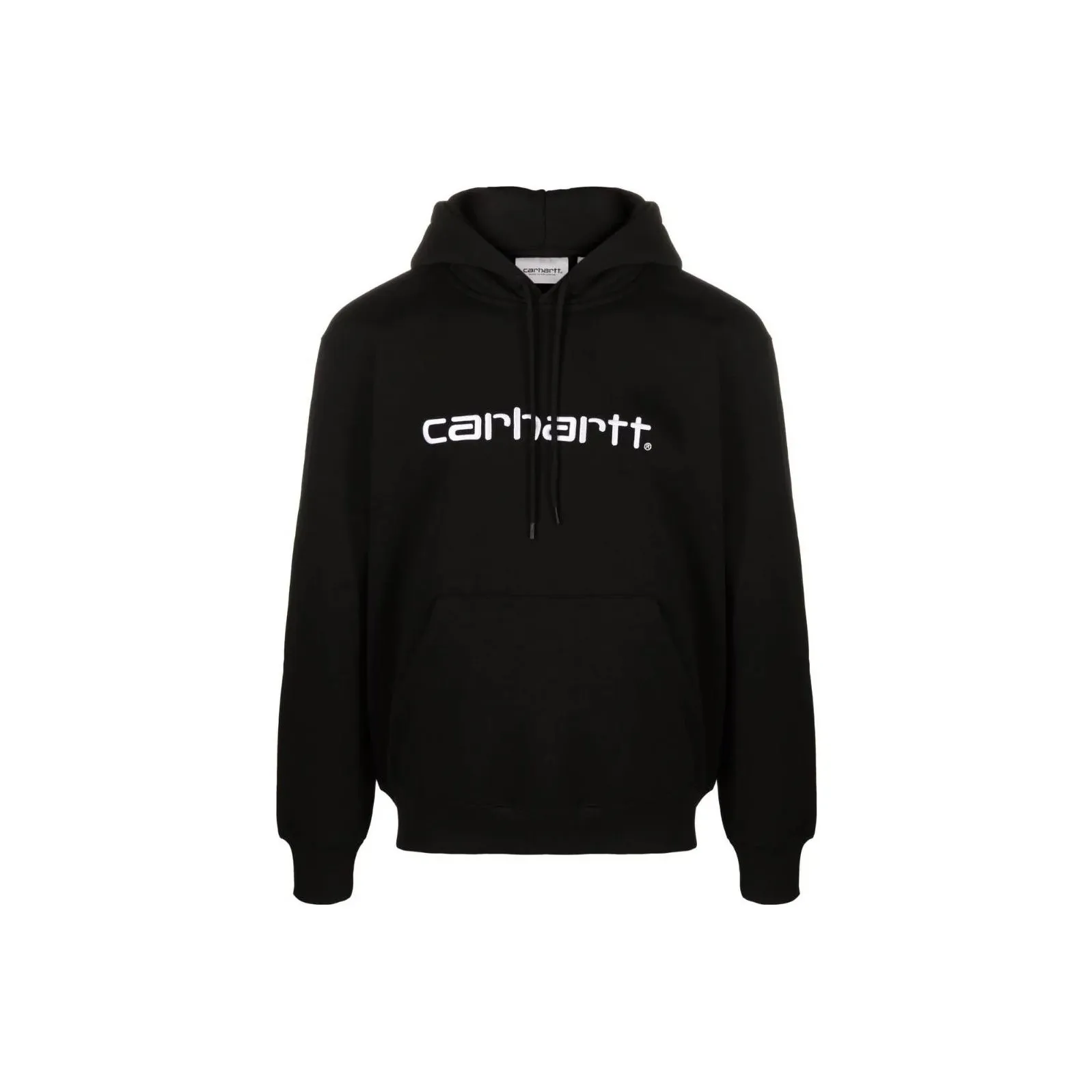 Carhartt WIP Logo Embroidered Drawstring Hoodie