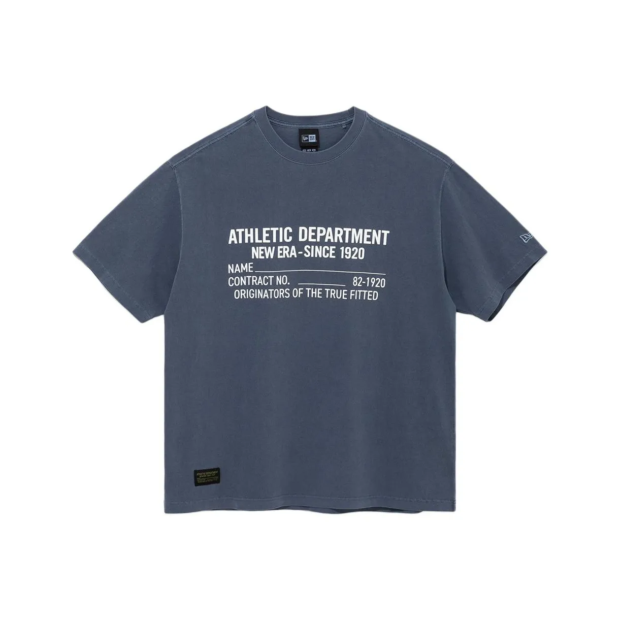 New Era Синий Унисекс Футболка